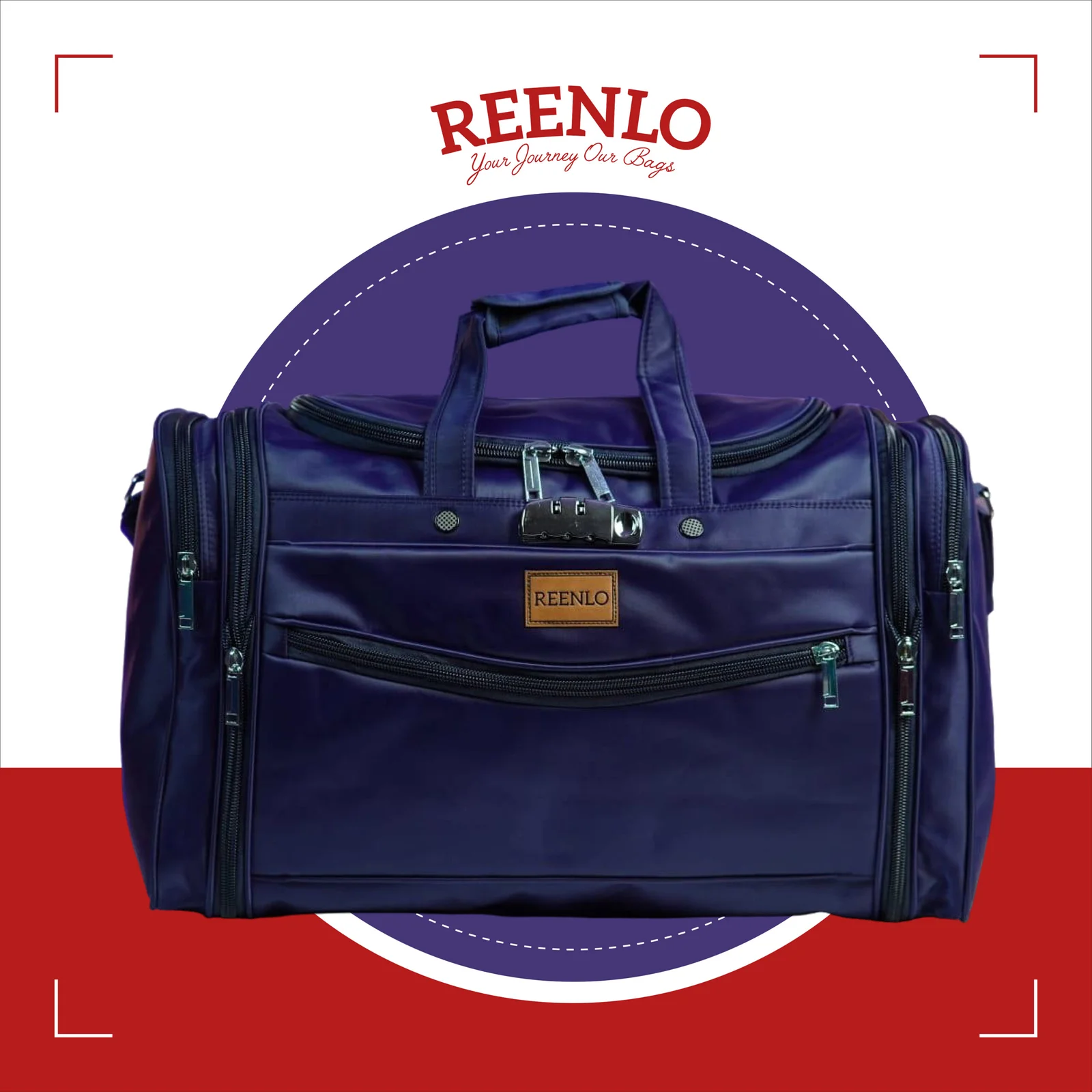 REENLO 24 Size Travel Bag-Blue